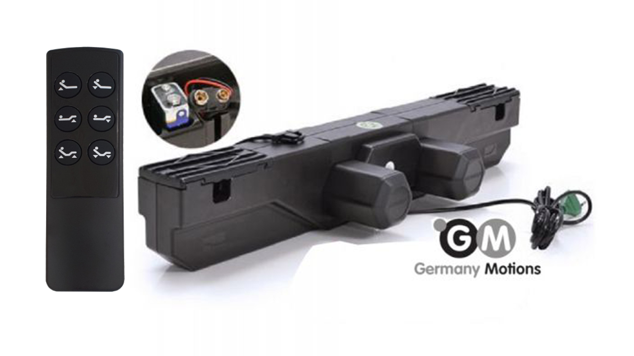 GERMANY MOTIONS Motor TWINMOT T5 BLACK, 2x6500N • včetně rádiového dálkového ovladače