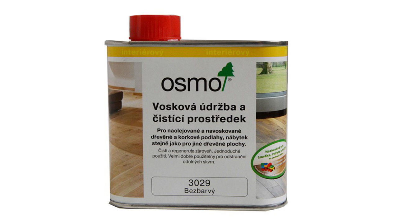 OSMO 3029 na všechny odstíny nábytku mimo bílého • čištění / údržba / regenerace