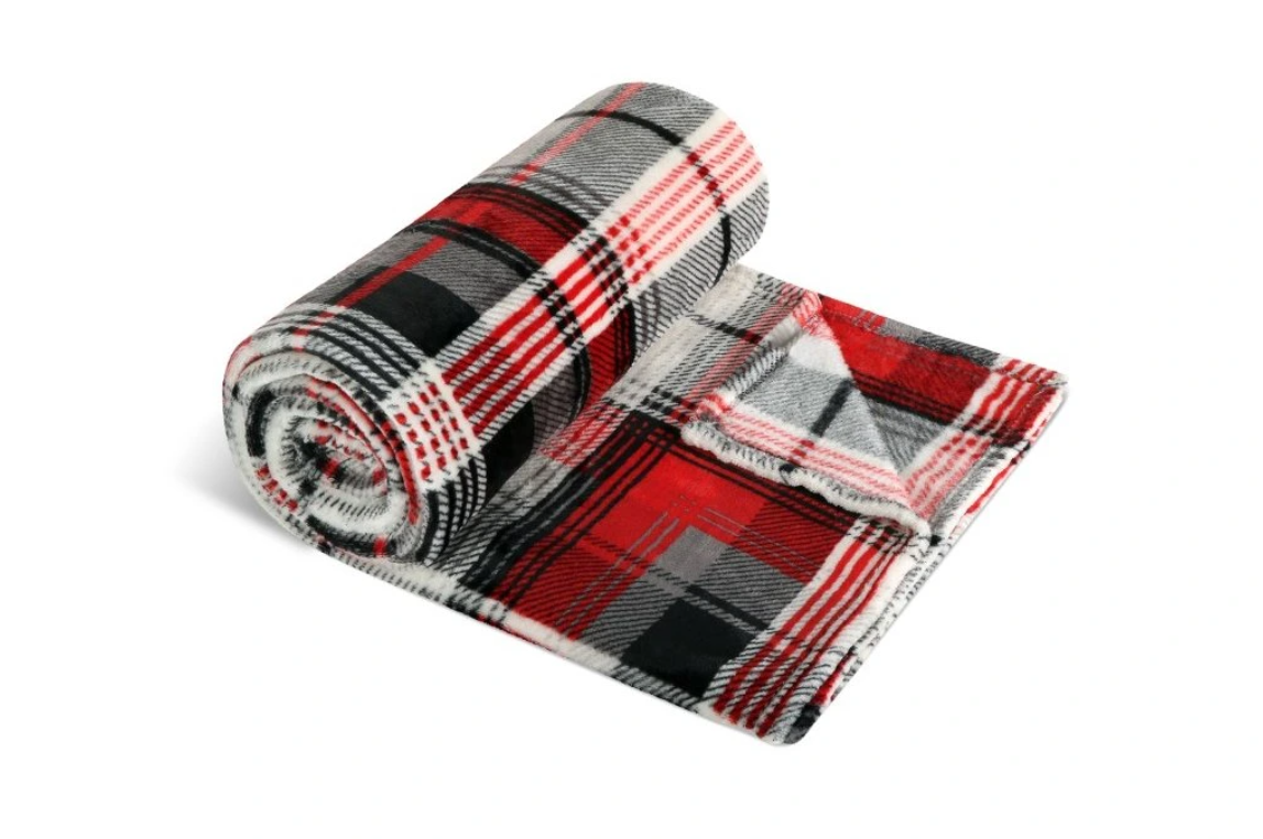 BROTEX Deka KEMPING Rozměry: 150x200 cm, Barva: Kostka červená