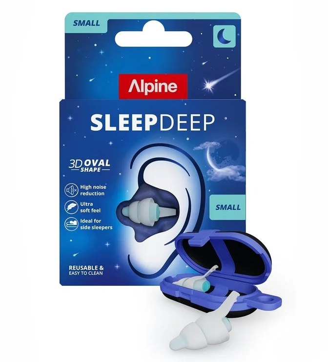 ALPINE Špunty do uší - SLEEPDEEP Velikost: S • s redukčním gelem Alpine Noise