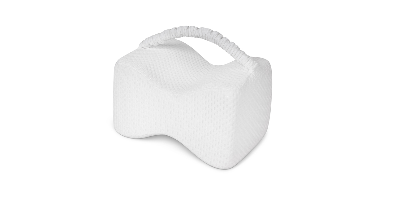 CONNECT IT FOR HEALTH Polštář mezi kolena TAURUS KNEE WHITE vel. L Rozměry: 29x20 cm z paměťové pěny