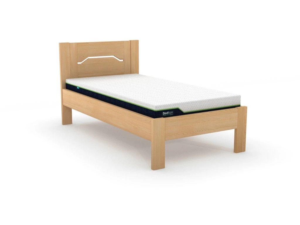 BEDTON SERPENT FLAT 90 cm z masivu DUB Hevea