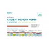 Zdravotní matrace BEDTON AMBIENT MEMORY KOMBI 70x200x20 cm, potah Greenfirst, SADA 1+1, v potahu, 24 tuhostí v jedné matraci #06