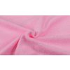 Napínací froté prostěradlo růžové 010 #01