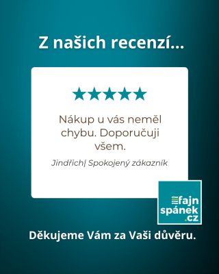 Tohle se čte samo... Děkujeme, že u nás nakupujete! 🙏 #fajnspanek #spanek #recenze #spokojenyzakaznik #doporucujeme