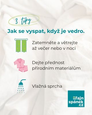Noci teď spíš připomínají saunu než ložnici. 🥵 Pokud se celou noc jen převalujete, hledáte studené místo na polštáři a...