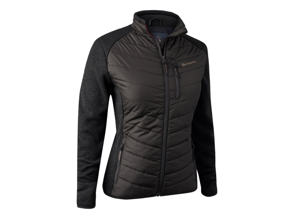 Dámská mikina Deerhunter Caroline Padded Jacket hnědá 5