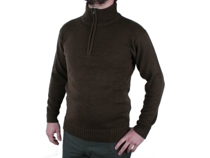 myslivecky svetr afars hugo hnedy