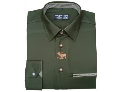 flanelova myslivecka kosile luko s vysivkou