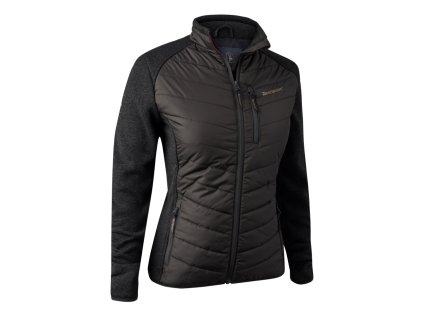 Dámská mikina Deerhunter Caroline Padded Jacket hnědá 5