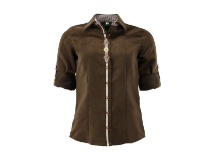 Dámská košile orbis hnědá 450000 3079
