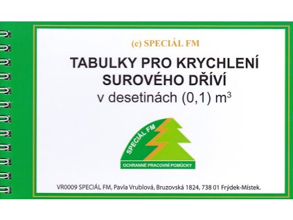 tabulky pro krychleni suroveho drivi