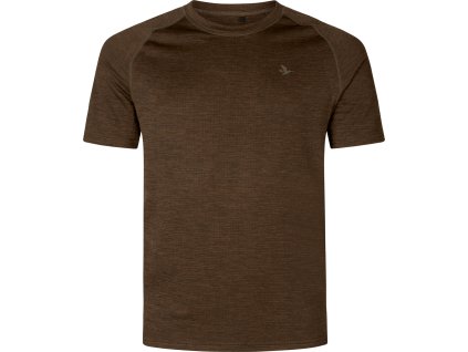 Funkční Strečové Tričko Seeland SS Active Demitasse Brown