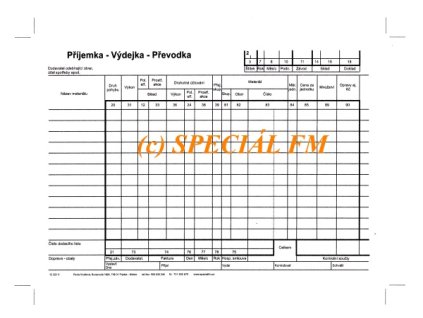 prijemka vydejka prevodka