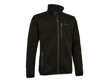 mikina deerhunter moor knitted jacket timber zelena