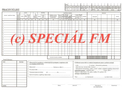 pracovni list 100 listu