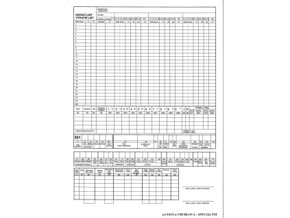 dodaci list vykupni list a4
