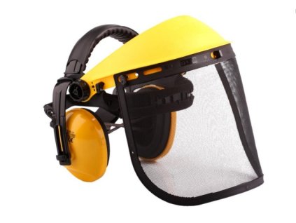 Ochranný štít se sluchátky