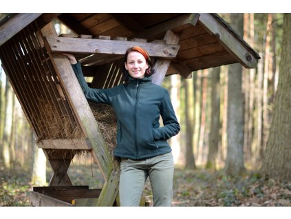 damska myslivecka mikina fleecova