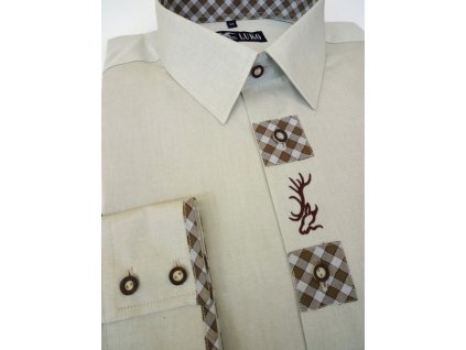 myslivecka kosile luko s vysivkou jelena