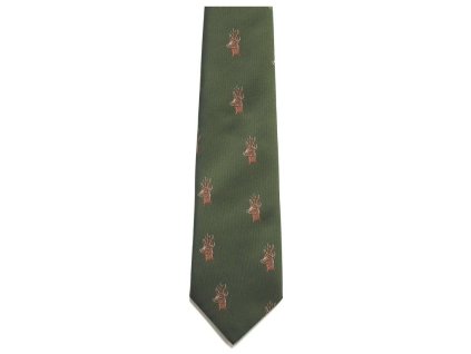 kravata srnci zelena