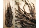 1484 cokoladove dready fakedredy dreads vlnene wool