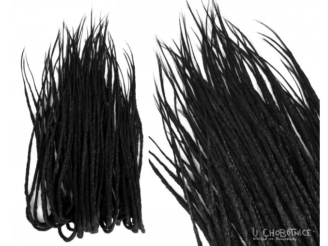 Jednobarevné basic fake dreads z kanekalonu - STANDARD