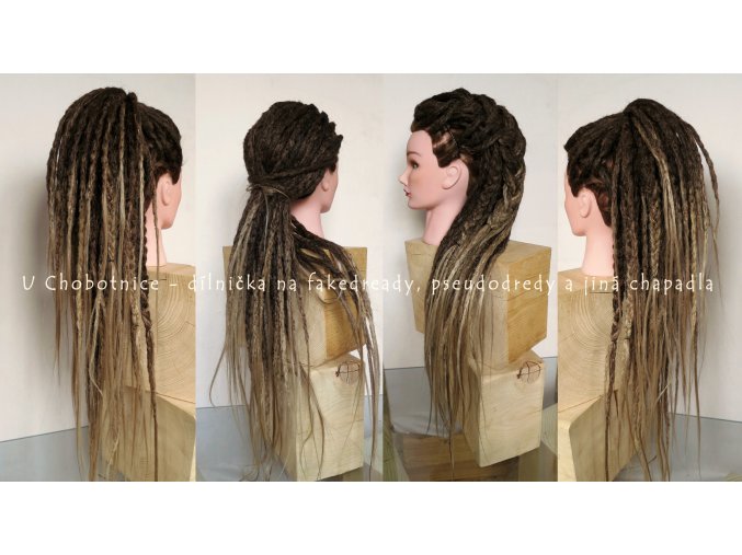 ombre fake synthetic dreadlocks dreads pseudo dredy