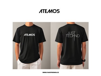 UNISEX tričko ATEMOS - JUST TECHNO