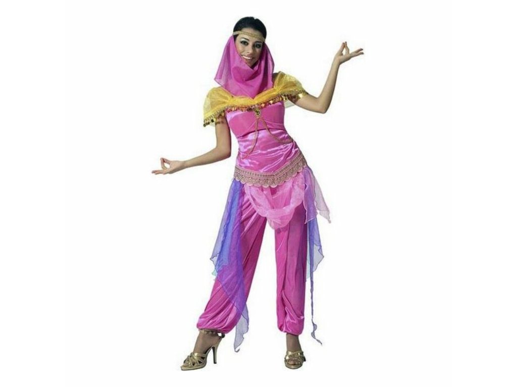 Kostým pro dospělé Růžová Arabská princezna (Velikost XS/S)