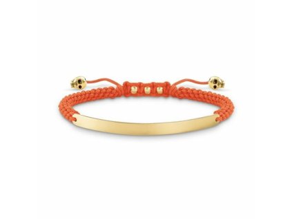 Dámský náramek Thomas Sabo LBA0050-848-8 (Barva Oranžová, Rozměr 12-19 cm)