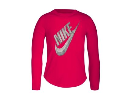 Dětské tričko s dlouhým rukávem Nike C489S-A4Y Růžová (Velikost 4-5 let)