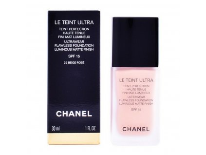 Dlouhotrvající matující make-up Le Teint Ultra Chanel (Barva 132 - čokoláda 30 ml)