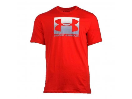 Pánské triko s krátkým rukávem BOXED SPORTSTYLE Under Armour 1329581 600 Červená (Velikost M)