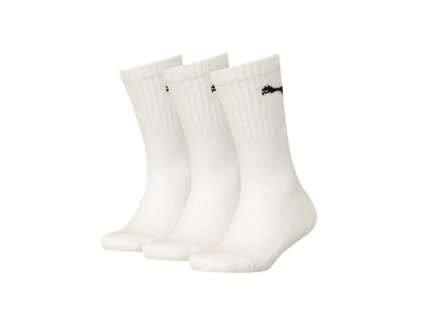 Dětské sportovní ponožky Puma 100000965 002 Bílá (3 ks) (Velikost nohy 27-30)