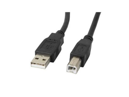 Kabel USB 2.0 A na USB B Lanberg 480 Mb / s Černá (Rozměr 1,8 m)