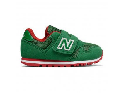 Sportovní boty pro miminka New Balance IV373GR zelená (Velikost nohy 20)