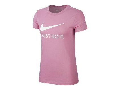 Dámské tričko s krátkým rukávem NSW TEE JDI CI1383 Nike 693 Růžová (Velikost M)