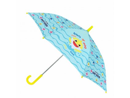 2503784 detsky dazdnik baby shark beach day zlta svetlomodra 86 cm