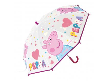 2515856 detsky dazdnik peppa pig having fun ruzova 80 cm