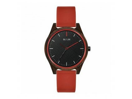 2559494 unisex hodinky mam mam695 gastanova cervena cierna 39 mm