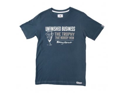 Pánské triko s krátkým rukávem OMP Slate Unfinished Business Tmavě modrá (Velikost L)