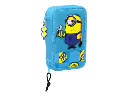 2580515 dvojity peracnik plumier minions minionstatic modra 28 ks