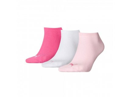 Sportovní ponožky Puma SNEAKER LADY (3 Párů) (Barva Ružová, Velikost nohy 35-38)