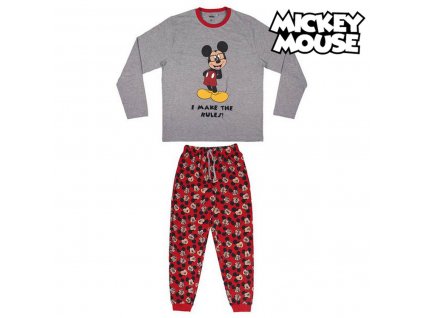 Pyžamo Mickey Mouse Šedá M (Velikost M)
