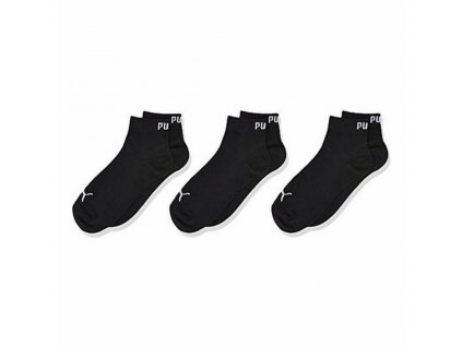 Sportovní ponožky Puma KIDS QUARTER (3 párů) (Barva Černá, Velikost nohy 27-30)