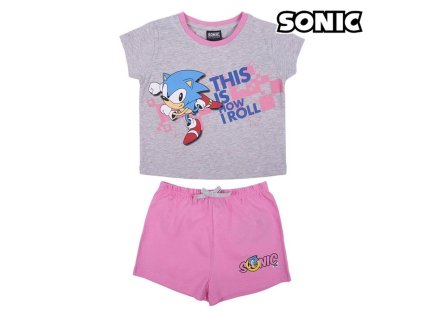 Dětské pyžamo Sonic Sivá 6 let (Velikost 6 let)