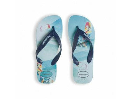 Pánské žabky Havaianas Surf Aguamarina Akvamarínová (Velikost nohy 43-44)