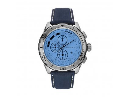 2742086 panske hodinky nautica nai19519g siva modra 44 mm