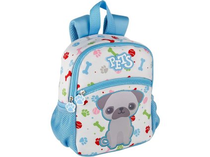 2749166 3 detsky batoh pets buldog neopren polyester viacfarebna 26 x 21 x 9 cm